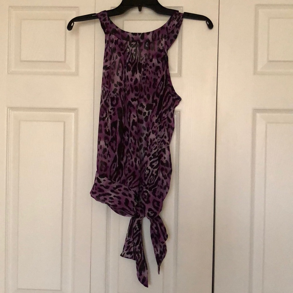 Leopard print blouse